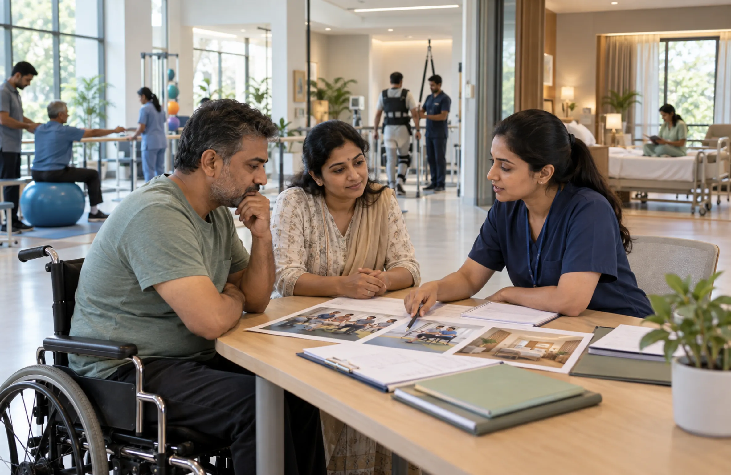 Medical supervision and nursing care in rehabilitation